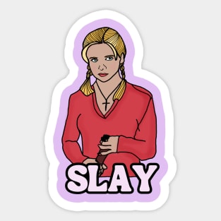 Buffy "Slay" Sticker